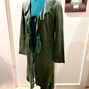 Calypso Green Leather Jacket